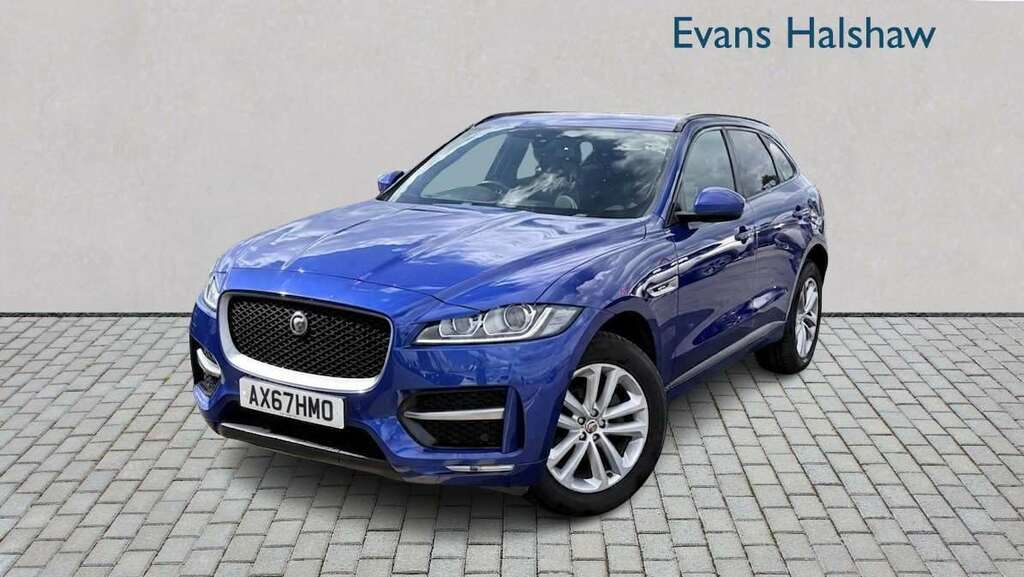 Jaguar F-Pace 2.0D R-sport Awd 2017 Blue #2