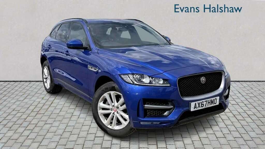 Jaguar F-Pace 2.0D R-sport Awd 2017 Blue