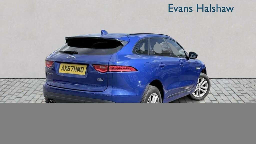 Jaguar F-Pace 2.0D R-sport Awd 2017 Blue #5