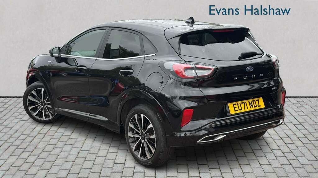 Ford Puma 1.0 Ecoboost Hybrid Mhev St-line Vignale 2022 EU71NDZ Black #2