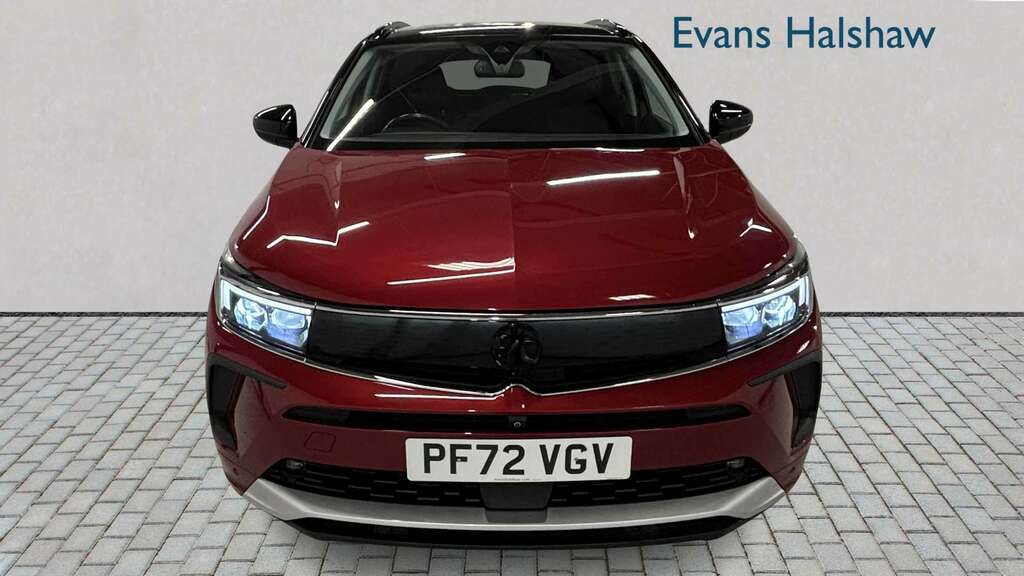 Vauxhall Grandland 1.5 Turbo D Ultimate 2023 PF72VGV Red #4