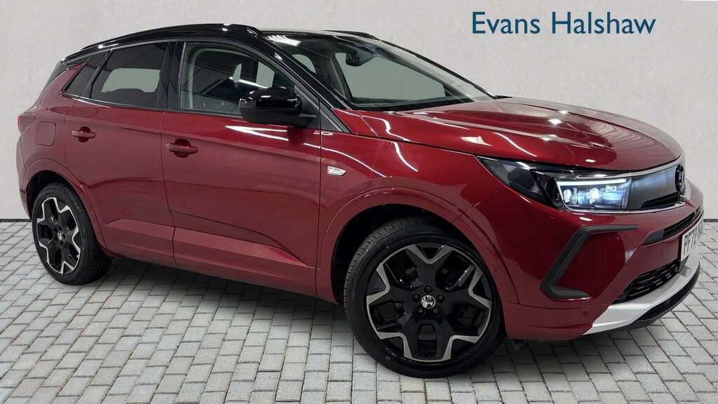 Vauxhall Grandland 1.5 Turbo D Ultimate 2023 PF72VGV Red