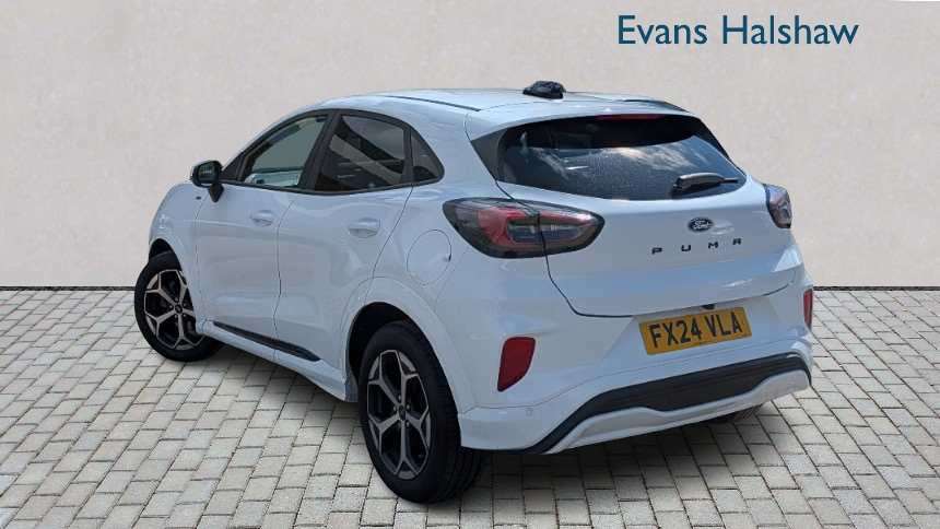 Ford Puma 1.0 Ecoboost Hybrid Mhev St-line 2024 FX24VLA White #2