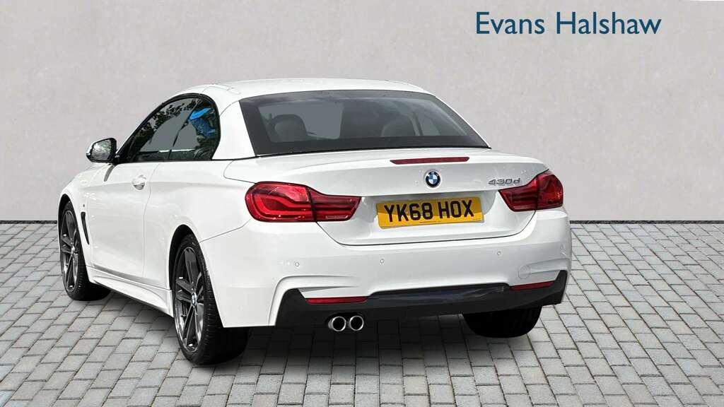 BMW 4 Series 430D M Sport Professional Media 2019 YK68HOX White #4