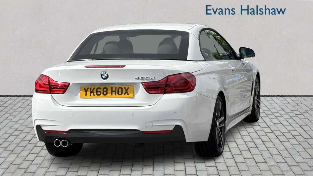 BMW 4 Series 430D M Sport Professional Media 2019 YK68HOX White #6