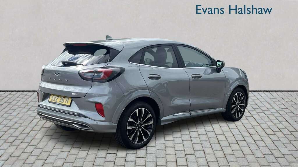 Ford Puma 1.0 Ecoboost Hybr Mhev 155 St-line Vignale Dct SXZ3671 Silver #4
