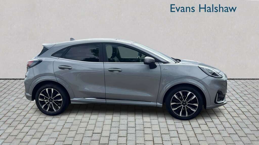 Ford Puma 1.0 Ecoboost Hybr Mhev 155 St-line Vignale Dct SXZ3671 Silver #3