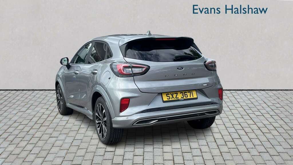 Ford Puma 1.0 Ecoboost Hybr Mhev 155 St-line Vignale Dct SXZ3671 Silver #6