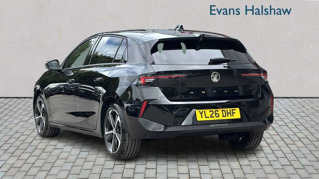Vauxhall Astra 1.2 Turbo 130 Griffin 2026 YL26DHF Black #2