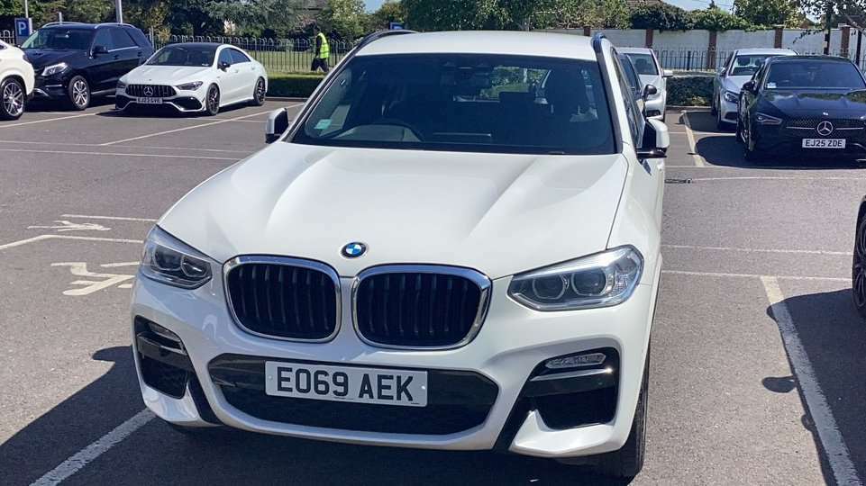 BMW X3 Xdrive20d M Sport Step 2019 White #2