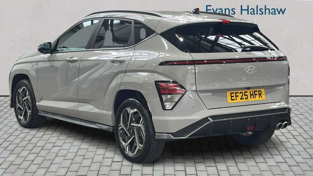 Hyundai Kona 1.6 Hybrid 129 N Line Dct 2025 Grey #2