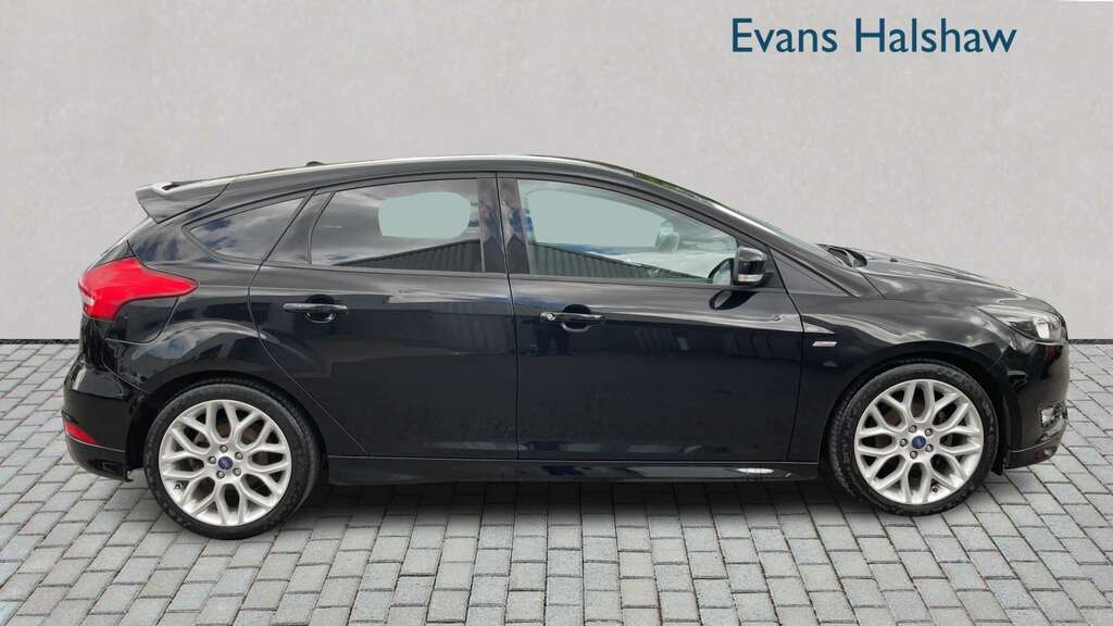 Ford Focus 1.0 Ecoboost 125 St-line 2017 MK66MHL Black #3