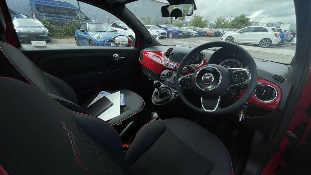 Fiat 500 1.0 Mild Hybrid Red 2022 Red #6