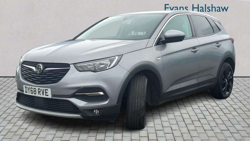 Vauxhall Grandland X 1.2 Turbo Sport Nav 2018 DY68RVE Grey #6