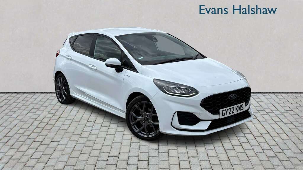 Ford Fiesta 1.0 Ecoboost St-line 2022 GY22KWS White