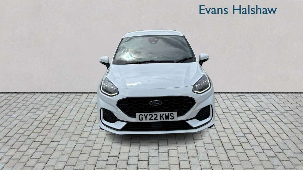 Ford Fiesta 1.0 Ecoboost St-line 2022 GY22KWS White #4