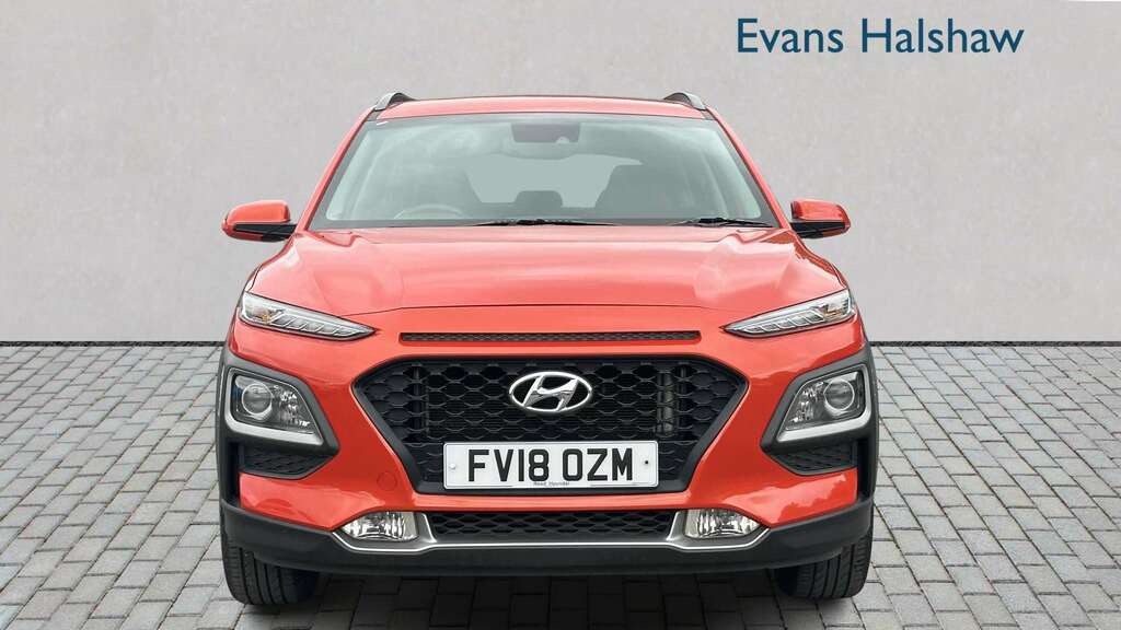 Hyundai Kona 1.0T Gdi Blue Drive Se 2018 FV18OZM Orange #2