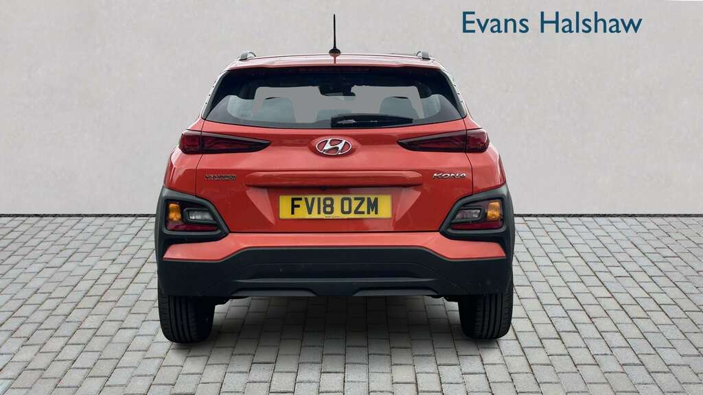 Hyundai Kona 1.0T Gdi Blue Drive Se 2018 FV18OZM Orange #6