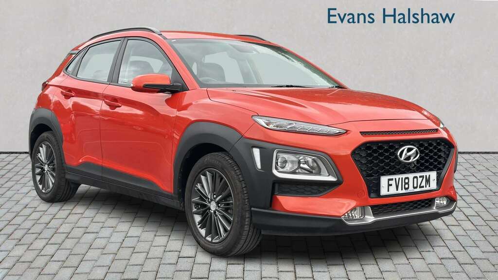 Hyundai Kona 1.0T Gdi Blue Drive Se 2018 FV18OZM Orange