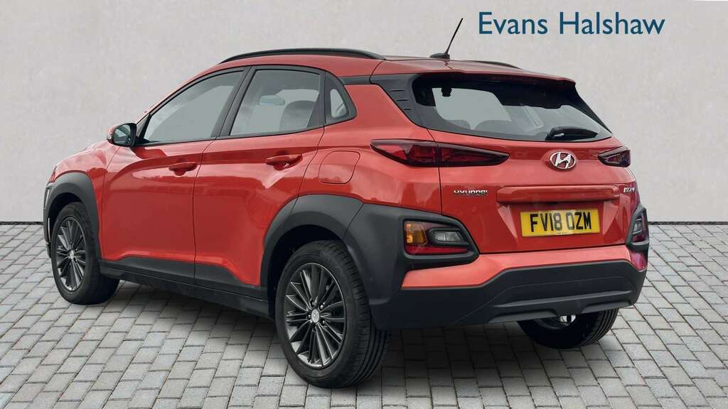Hyundai Kona 1.0T Gdi Blue Drive Se 2018 FV18OZM Orange #5