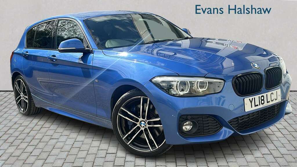 BMW 1 Series 116D M Sport Shadow Ed Step 2018 Blue