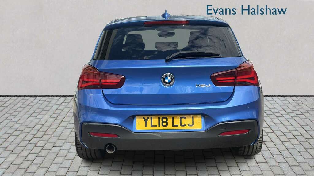 BMW 1 Series 116D M Sport Shadow Ed Step 2018 Blue #5