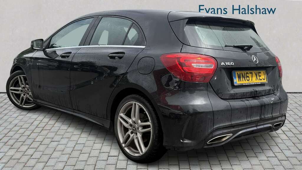 Mercedes-Benz A Class A160 Amg Line 2017 WN67XEJ Black #2