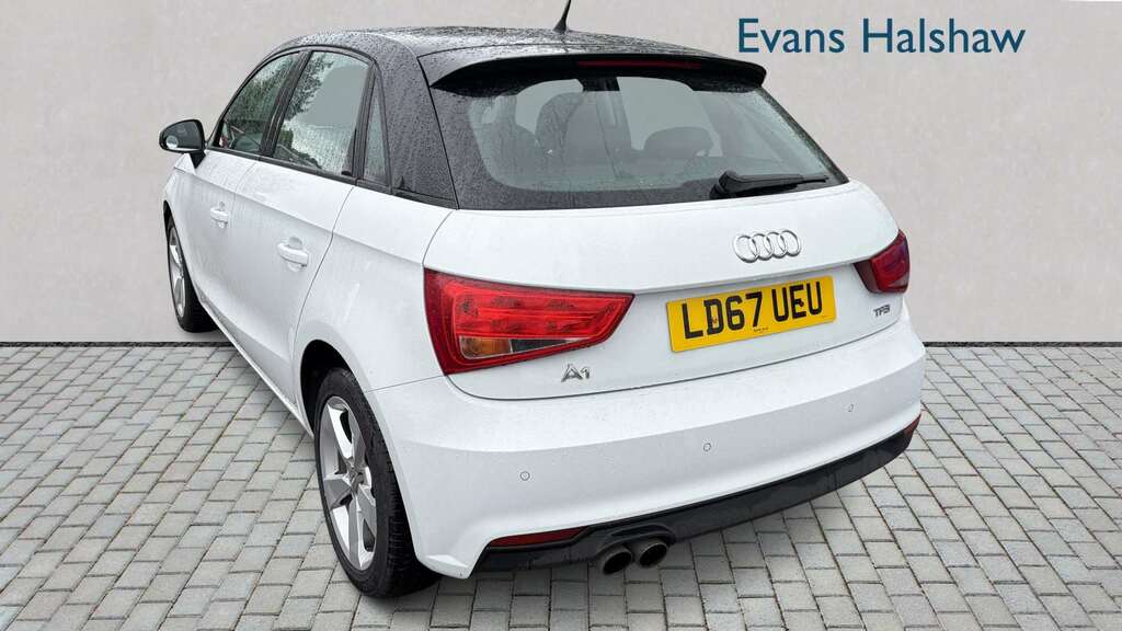 Audi A1 1.4 Tfsi Sport S Tronic 2017 LD67UEU White #2