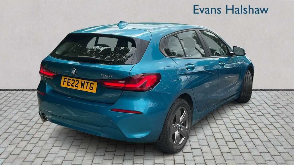 BMW 1 Series 116D Se Live Cockpit Professional 2022 FE22WTG Blue #3