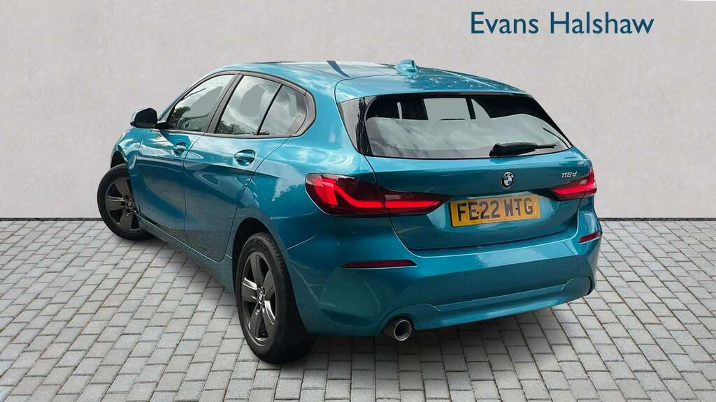 BMW 1 Series 116D Se Live Cockpit Professional 2022 FE22WTG Blue #4