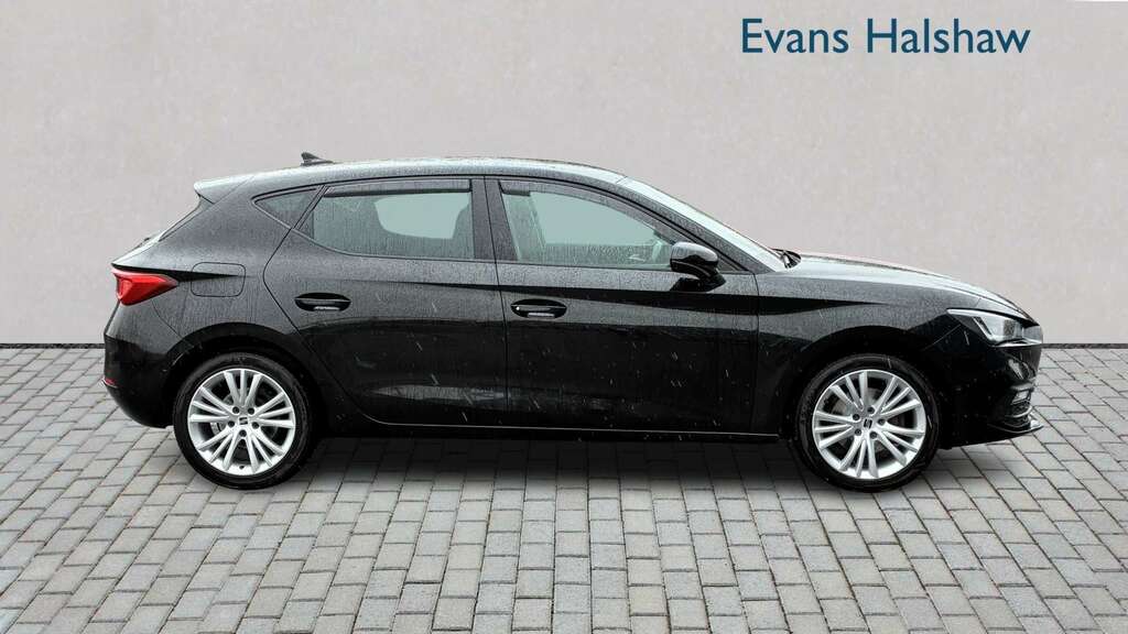 Seat Leon 1.0 Tsi Evo Se Dynamic 2021 FD21KXR Black #5
