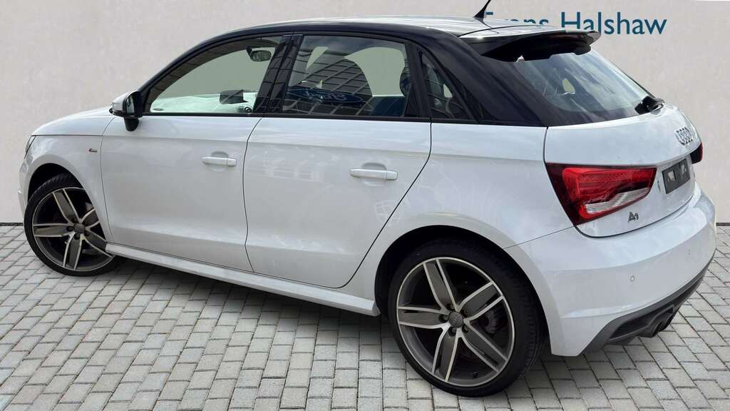 Audi A1 1.4 Tfsi S Line Nav 2018 YK18TZH White #2