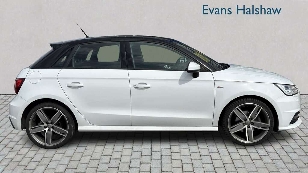 Audi A1 1.4 Tfsi S Line Nav 2018 YK18TZH White #3