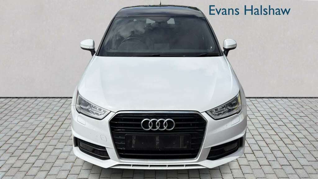 Audi A1 1.4 Tfsi S Line Nav 2018 YK18TZH White #4