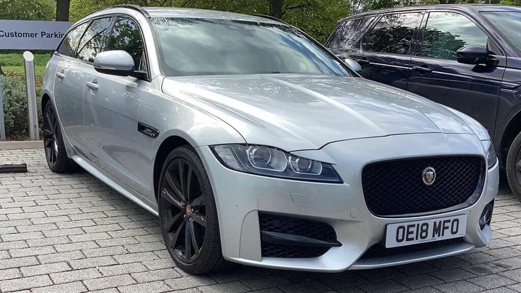 Jaguar XF 2.0D 240 R-sport Awd 2018 Silver #3