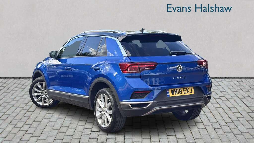 Volkswagen T-Roc 1.5 Tsi Evo Sel 2018 WM18EKJ Blue #2