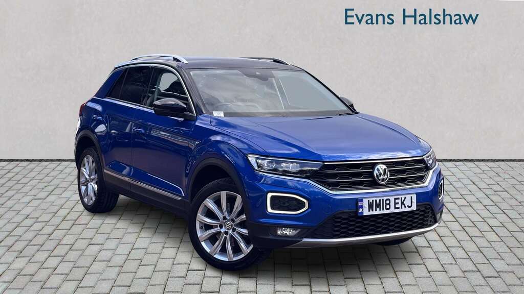 Volkswagen T-Roc 1.5 Tsi Evo Sel 2018 Blue