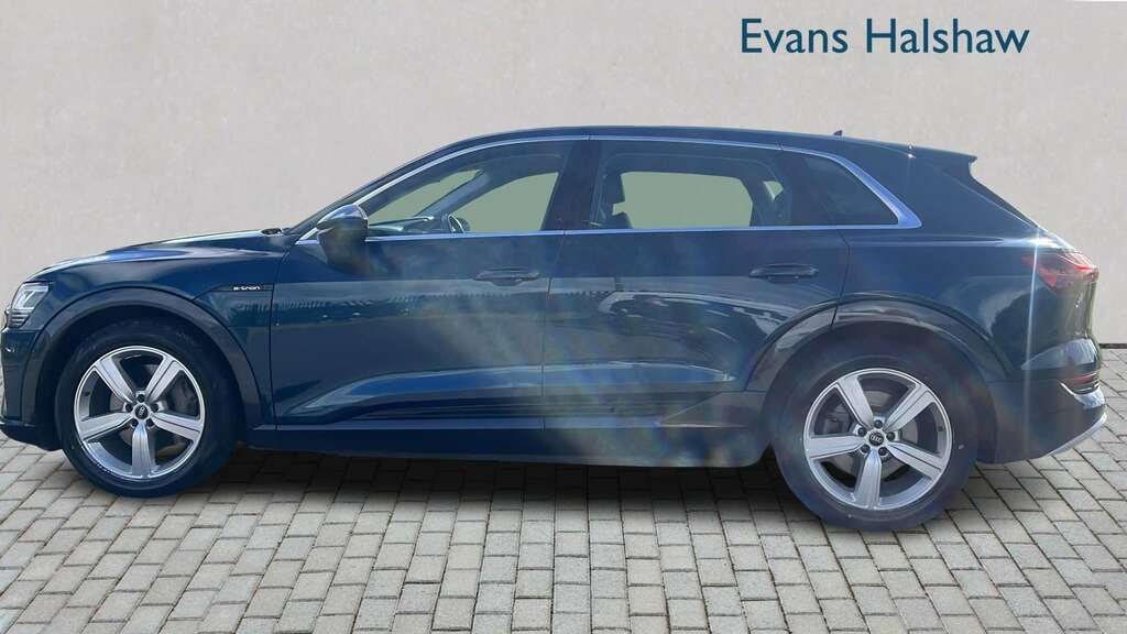 Audi E-tron 230Kw 50 Quattro 71Kwh Technik 2021 Blue #3