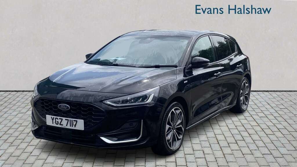 Ford Focus 1.0 Ecoboost Hybrid Mhev 155 St-line Vignale 2 YGZ7117 Black #2