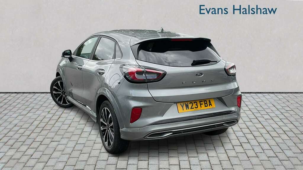Ford Puma 1.0 Ecoboost Hybrid Mhev St-line Vignale 2023 YW23FBA Silver #4