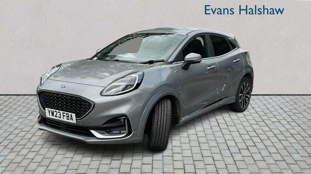 Ford Puma 1.0 Ecoboost Hybrid Mhev St-line Vignale 2023 YW23FBA Silver #2