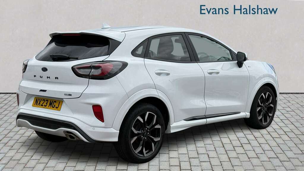 Ford Puma 1.0 Ecoboost Hybrid Mhev St-line X 2023 NX23MGJ White #6