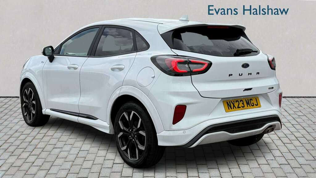 Ford Puma 1.0 Ecoboost Hybrid Mhev St-line X 2023 NX23MGJ White #2