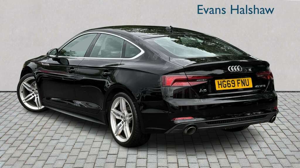 Audi A5 40 Tfsi S Line 2019 Black #4