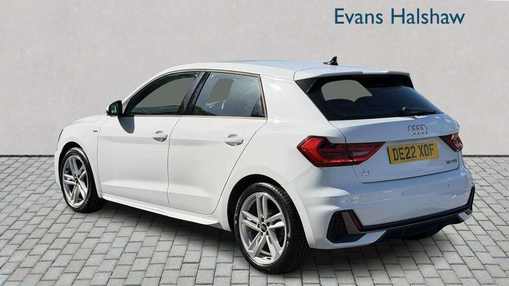 Audi A1 30 Tfsi 110 S Line 2022 DE22XOF White #2