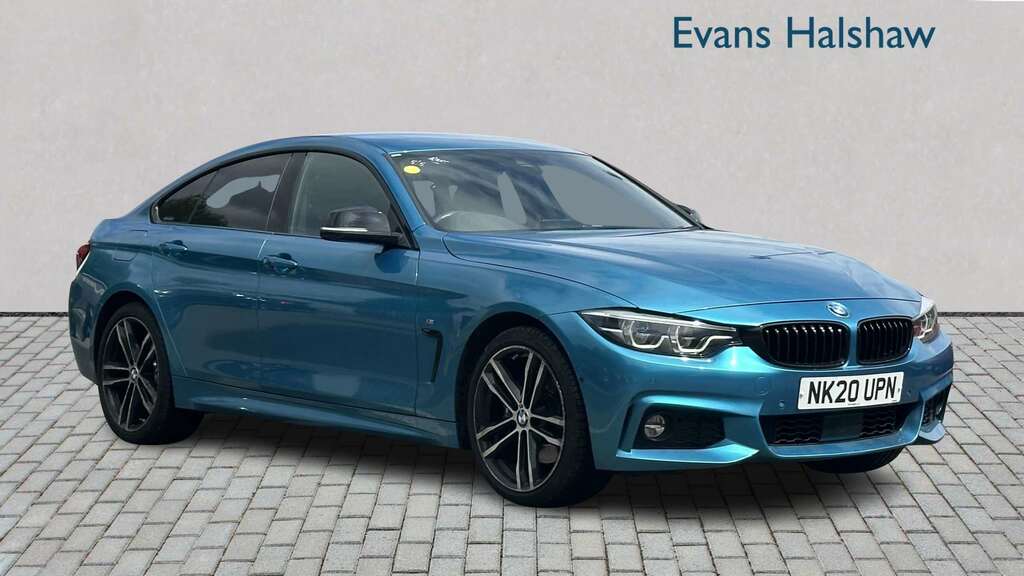 BMW 4 Series 420I Xdrive M Sport Professional Media Blue