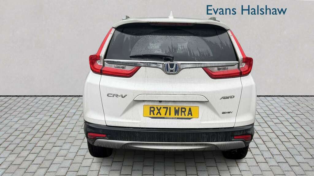 Honda Cr-V 2.0 I-mmd Hybrid Sr Ecvt 2021 White #4