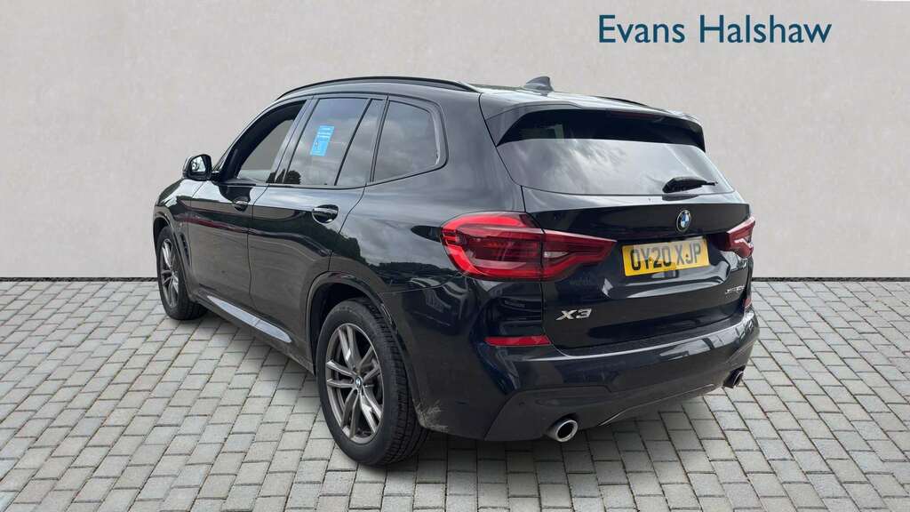 BMW X3 Xdrive20d M Sport Step 2020 OY20XJP Black #3