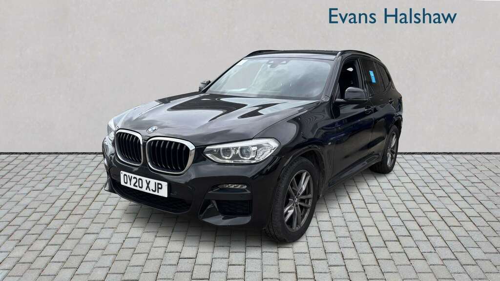 BMW X3 Xdrive20d M Sport Step 2020 OY20XJP Black #2