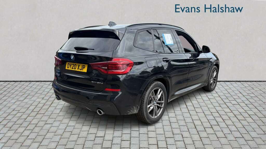 BMW X3 Xdrive20d M Sport Step 2020 OY20XJP Black #4